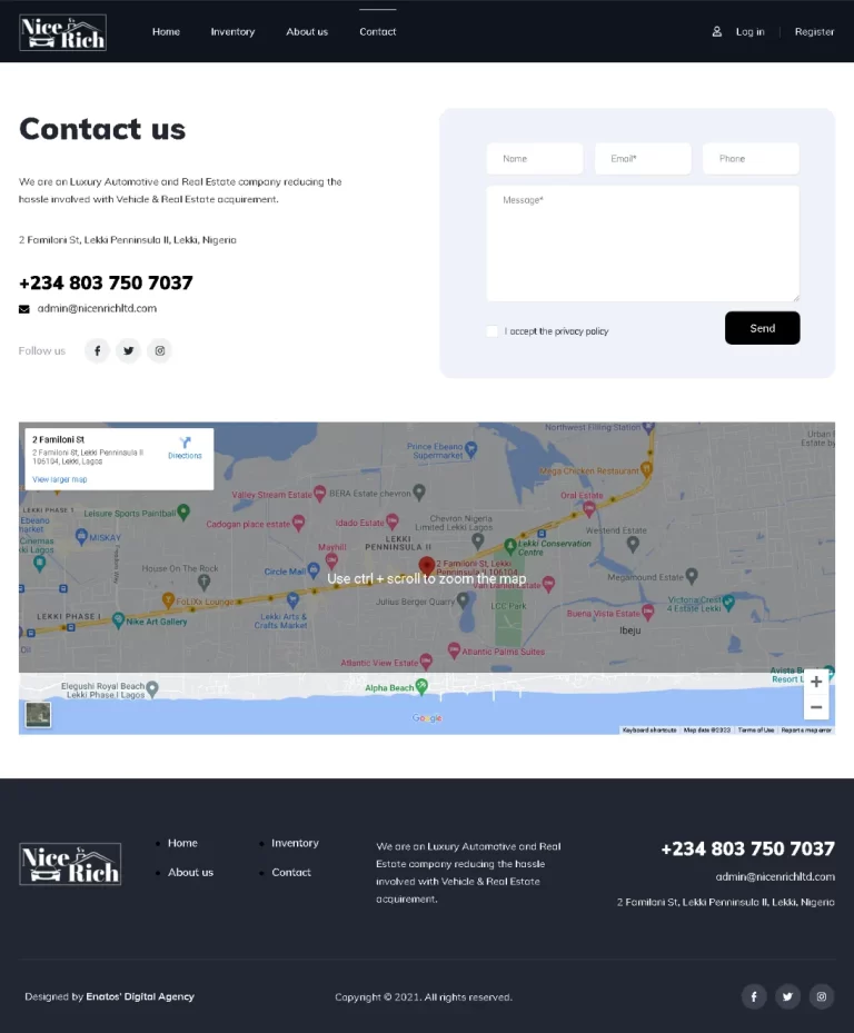 NicenRIch Contact