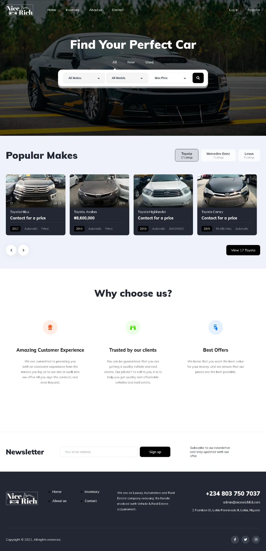 NicenRIch Home Page