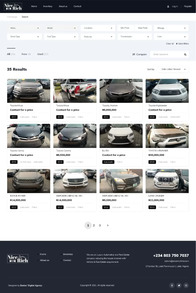 NicenRIch Inventory