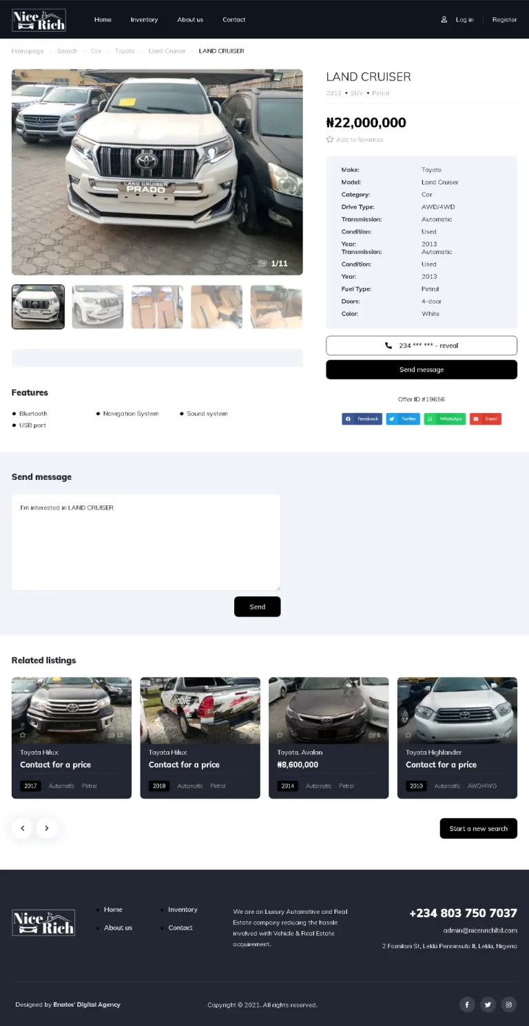 NicenRIch Prduct Page